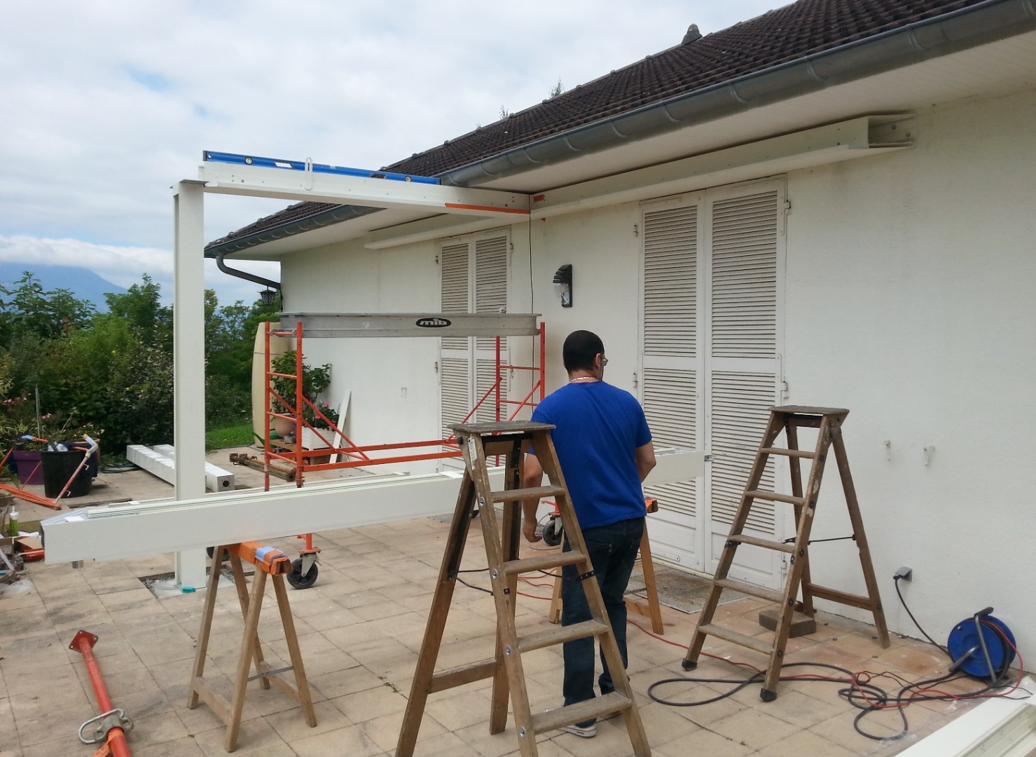 Mise en place sur chantier
