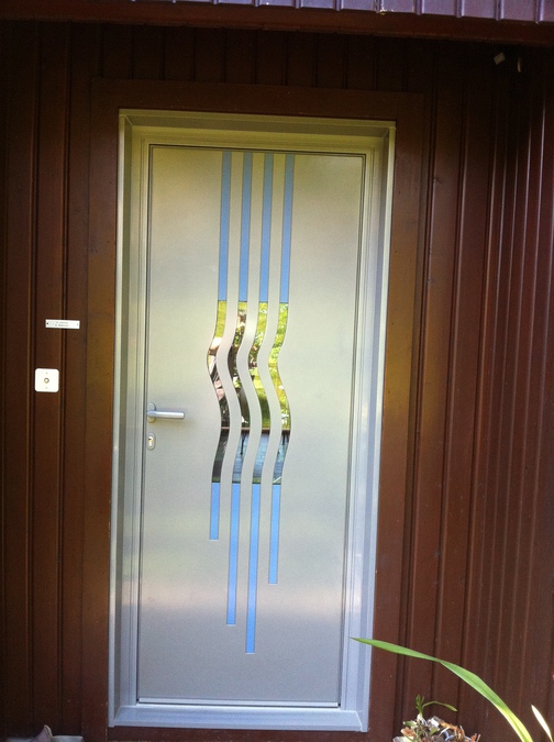 Porte d'entrée aluminium