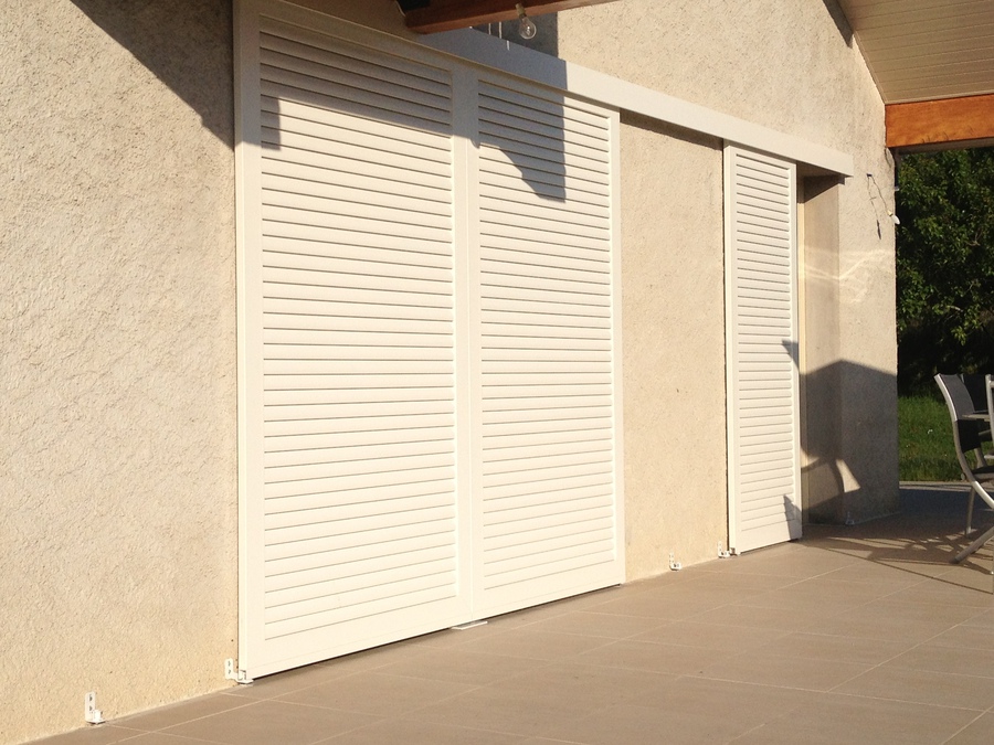 Volets coulissants aluminium