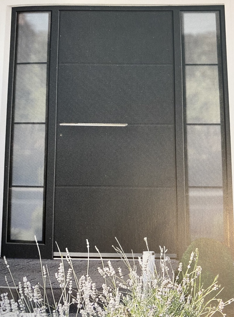 Porte d'entrée aluminium 